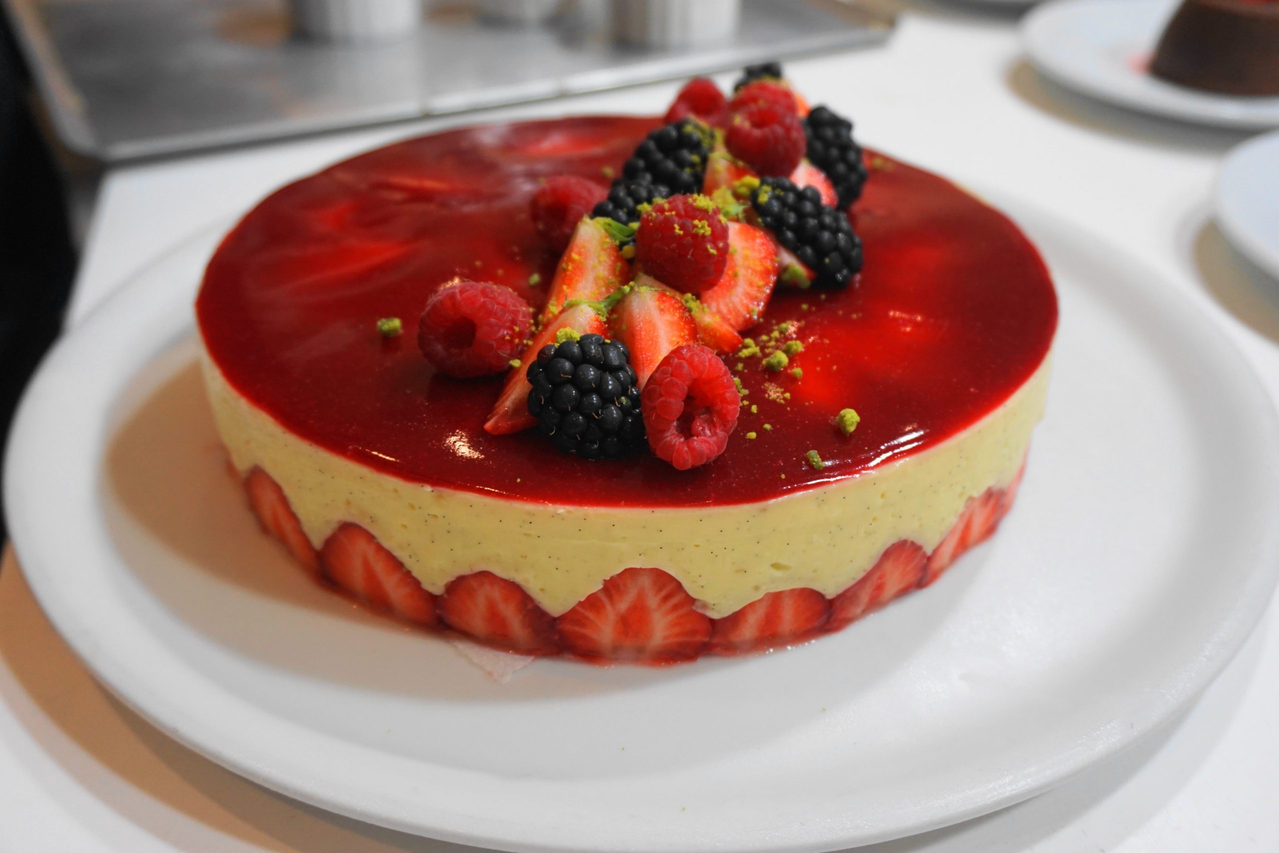 French pastry - strawberry cake